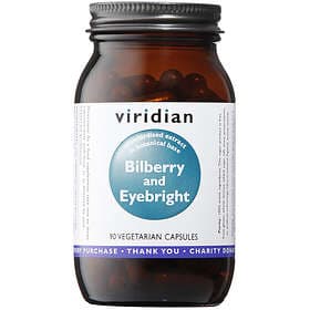 Viridian Bilberry and Eyebright 90 Capsules