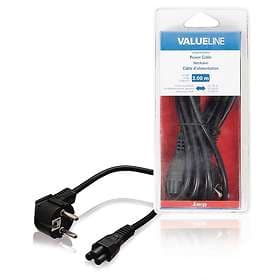 Valueline CEE 7/7 (angled) - IEC C5 3m