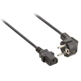 Valueline CEE 7/7 (angled) - IEC C13 3m