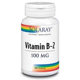 Solaray B2-vitamin 100 Capsules