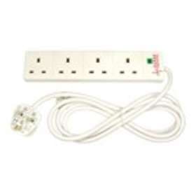 Cables Direct Surge Protector Extension 4-Way 2m