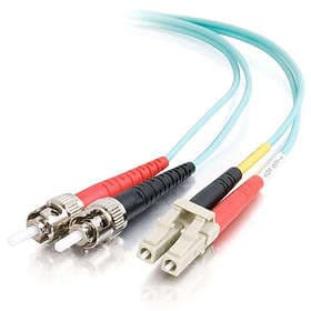 C2G LOMMF Multimode OM3 50/125 LC - ST LSZH 10m