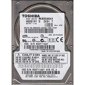 Toshiba MK8026GAX 16MB 80GB