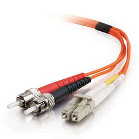 C2G Duplex Multimode 50/125 LC - ST LSZH 3m