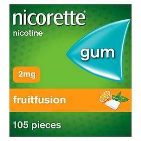 Nicorette Gum Fruit Fusion 2mg 105pcs