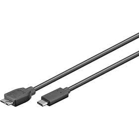 Goobay SuperSpeed USB C - USB Micro-B 3.0 0.6m