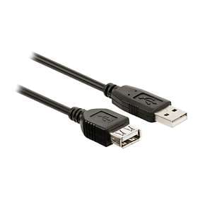 Valueline CCA USB A - USB A M-F 2.0 2m