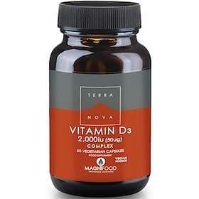 Terranova Vitamin D3 2000IU Complex 50 Capsules