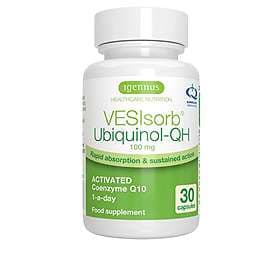 Igennus Ubiquinol-QH 100mg 30 Capsules