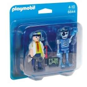 Playmobil City Action 6844 Scientist with Robot Duo Pack