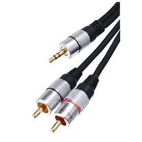 HQ Super Silver 3.5mm - 2RCA 2.5m