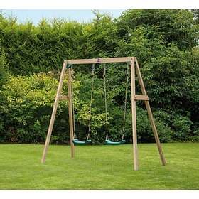 Plum Play Wooden Double Swing Set