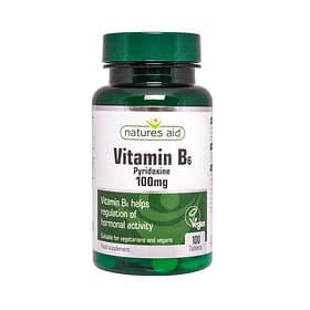 Natures Aid Vitamin B6 100 Tablets