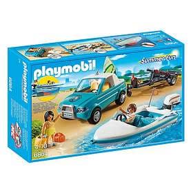 Playmobil Summer Fun 6864 Surfer Pickup with Speedboat
