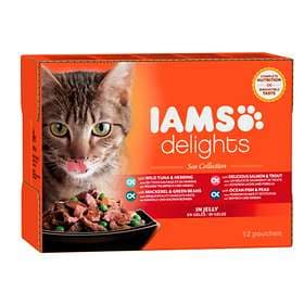 Iams Cat Delights Land & Sea Collection Jelly 12x0.085kg
