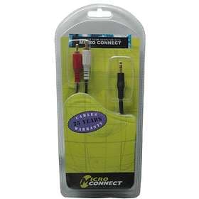 MicroConnect Gold 3.5mm - 2RCA 3m