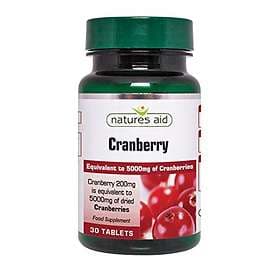 Natures Aid Cranberry 200mg 30 Tablets