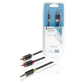 König KNA 3.5mm - 2RCA 0.5m