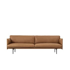 Muuto Outline Sofa Leather (3-seater)