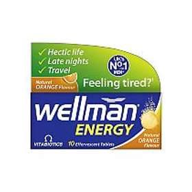 Vitabiotics Wellman Energy 10 Effervescent Tablets
