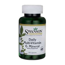 Swanson Daily Multi-Vitamin & Mineral 100 Capsules