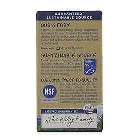 Wiley's Finest Wild Alaskan Fish Oil Minis 450mg 60 Capsules