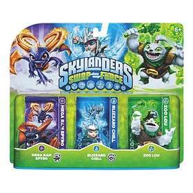 Skylanders Swap Force - Mega Ram Spyro/Blizzard Chill/Zoo Lou - 3 Pack