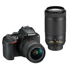 Nikon D5600 + AF-P 18-55/3.5-5.6 VR + AF-P 70-300/4.5-6.3 VR