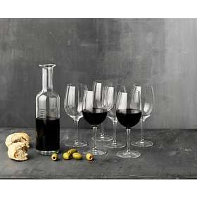 Luigi Bormioli Palace Carafe 75cl With 6 Rödvinsglas 48cl