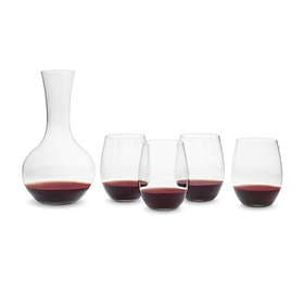 Riedel Syrah Carafe 104cl With 4 O Bordeauxglas 60cl