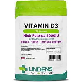 Lindens Vitamin D3 3000IU 120 Tablets