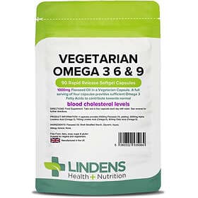 Lindens Apothecary Vegetarian Omega 3 6 & 9 90 Capsules