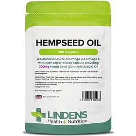 Lindens Apothecary Hemp Seed Oil 1000mg 100 Capsules