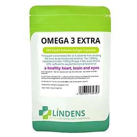 Lindens Omega 3 Extra 1000mg 360 Capsules
