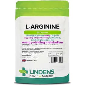 Lindens L-Arginine 500mg 90 Capsules