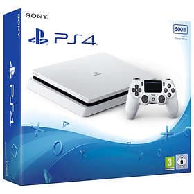 Sony PlayStation 4 (PS4) Slim 500GB - White Edition