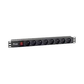 Equip 8-Way 19" Switch 1.8m