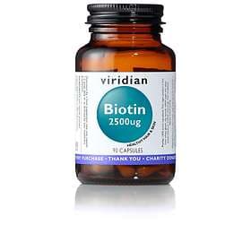 Viridian Biotin 2500mcg 90 Capsules