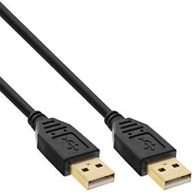 InLine Gold USB A - USB A 2.0 1m