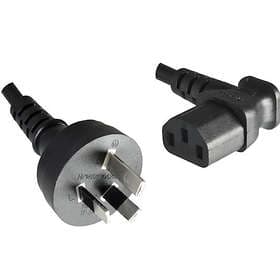 MicroConnect AS 3112 - IEC C13 (angled) 1.8m