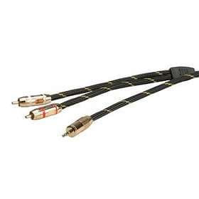 Roline Gold 3.5mm - 2RCA 2.5m