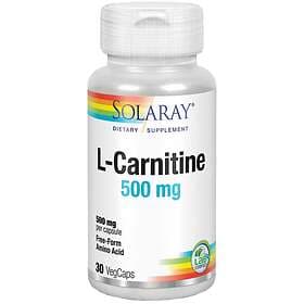 Solaray L-Carnitine 500mg 30 Kapslar