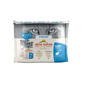 Almo Nature Cat Sterilised Chicken 6x0.07kg