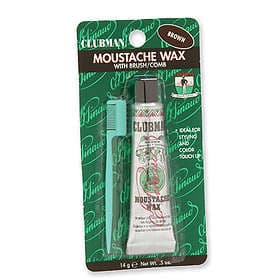Clubman Pinaud Brown Moustache Wax 14g