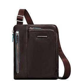 Piquadro Blue Square Crossbody Bag