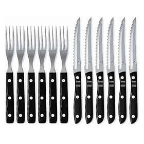 Gense Old Farmer Black Barbecue Cutlery Set 12 pcs