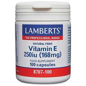 Lamberts Natural Form Vitamin E 1000IU 60 Capsules