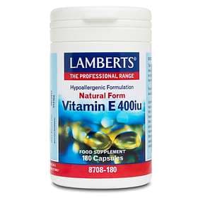 Lamberts Vitamin E 400IU 180 Capsules