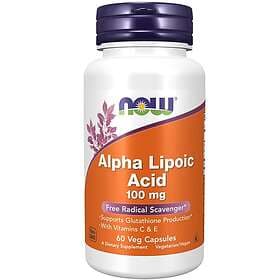 Now Foods Alpha Lipoic Acid 100mg 60 Capsules