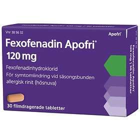 Fexofenadin Apofri 120mg 30 Tablets